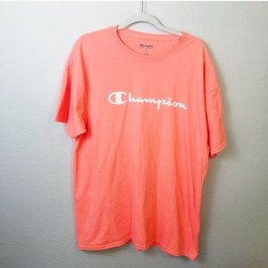 Champion logo t shirt